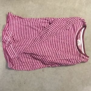 Pink Striped PJ Set